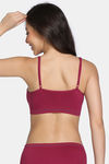 Zivame Double Layered 3/4th Coverage Non Wired Bralette With Removal Cookies (Pack of 2) - Multicolor — thumbnail 3